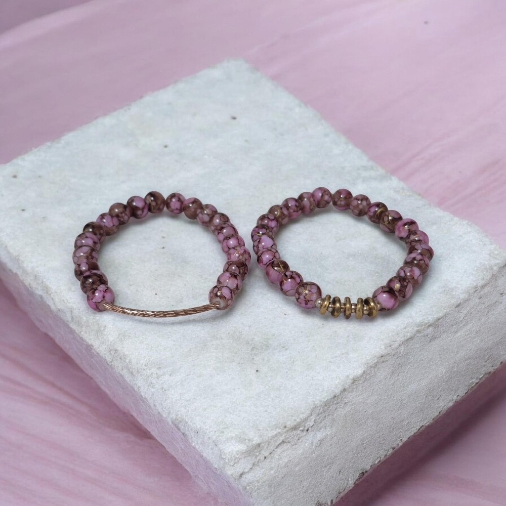 Handcrafted One Of A Kind Bracelet Set